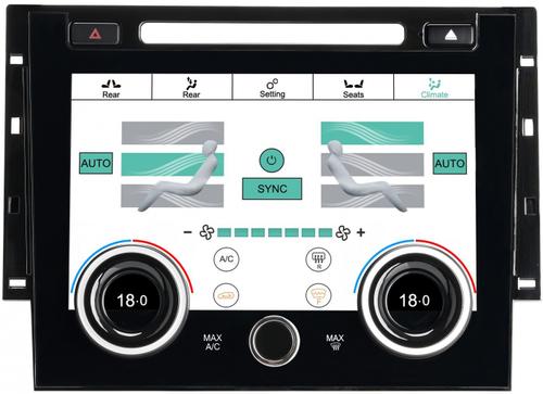 Сенсорная панель климата Range Rover Sport 2013-2017 - Carsys с 9" экраном LCD/ЖК, отверстие под CD/DVD
