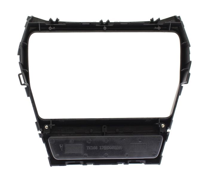 Комплект рамки с разъёмами 9"+CAN Hyundai Santa Fe 3 2012-2018 штатная камера, климат снизу на отдельном экранчике