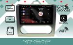 Магнитола для Ford Focus 2005 - 2011 (климат) - Vaycar VA17-003A на Android 13, 4G SIM-слот