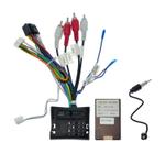 Комплект рамки с разъёмами 9"+can VW Touareg 2 NF 2010-2018 RCD550 - поддержка климата и подогревов, парктроников, и камеры ЗВ. Нет настройки вебасты
