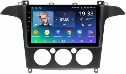 Магнитола для Ford S-Max, Galaxy 2 2006-2015 (кондиционер) - Teyes CC2 PLUS на Android 10, ТОП процессор, 4Гб+64Гб, 4G SIM-слот