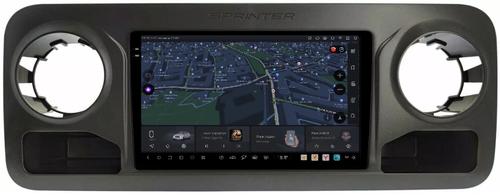 Магнитола для Mercedes-Benz Sprinter 2018-2024+ (low) - Kuberg SF-1021-1 QLed+2K, Android 13, UIS7870 (DUDU7), CarPlay, SIM-слот