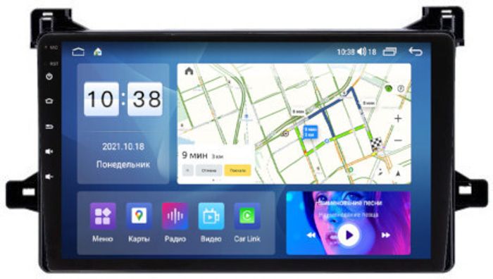 Магнитола для Toyota Prius 50, PHV 2015-2018 - Parafar PF022UHD на Android 13, QLED, ТОП процессор, 8Гб+128Гб, CarPlay, 4G SIM-слот