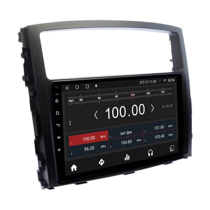 Магнитола для Mitsubishi Pajero 4 2006-2022 - Kuberg OL-9566 QLed, Android 13, TS20, CarPlay, SIM-слот