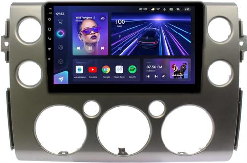 Магнитола для Toyota FJ Cruiser 2005-2022 (рамка серая) - Teyes CC3L монитор 9" IPS на Android 10, 8-ядер, CarPlay, 4G SIM-слот