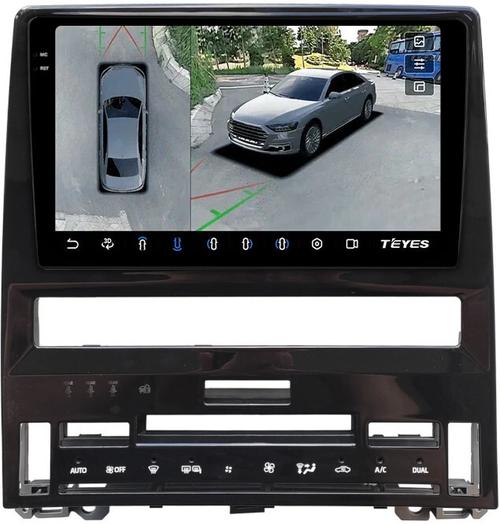 Магнитола для Toyota Avalon 5 2018-2022 (большая рамка) - Teyes CC3-2K-360 монитор 10.36" 2K QLED на Android 10, 6Гб+128Гб, CarPlay, 4G SIM-слот, 4 камеры в комплекте