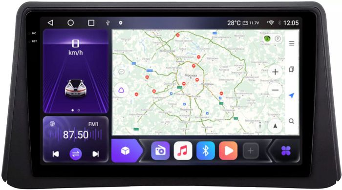 Магнитола для Opel Mokka 2012-2015 - Kuberg OL-9978 QLed+2K, Android 12, Быстрая, CarPlay, 4G SIM-слот