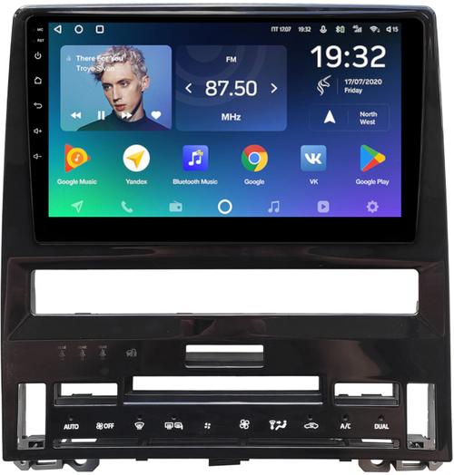 Магнитола для Toyota Avalon 5 2018-2022 (большая рамка) - Teyes CC2 PLUS монитор 10" QLED на Android 10, ТОП процессор, 4Гб+64Гб, 4G SIM-слот