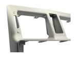 Комплект рамки с разъёмами 9" Lada Priora 2007-2013 серебро