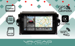Магнитола для Toyota Fortuner 2015-2022 - Vaycar VA77-0589-2K на Android 13, 8-ядер, 2K QLED, ТОП процессор, CarPlay,4G SIM-слот