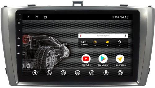 Магнитола для Toyota Avensis 2008-2015 (рамка серая) - AK381R9-MTK Android 10, 8-ядер, 2Гб-32Гб