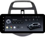 Магнитола для Chevrolet Spark M300 2009-2022, Ravon R2 (рамка глянцевая) - Teyes LUX ONE ROUND монитор 12.3" 2K QLED на Android 10, Быстрая, CarPlay, 4G SIM-слот