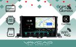 Магнитола для Toyota Highlander 2013-2020 - Vaycar VA77-0467-2K на Android 13, Быстрая, 2K QLED, CarPlay,4G SIM-слот