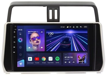 Магнитола для Toyota Land Cruiser Prado 150 2017-2023 - Teyes CC3L на Android 10, 8-ядер, CarPlay, 4G SIM-слот