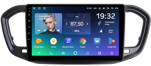Магнитола для Lada Vesta NG 2023+ (без ШГУ, рамка черная матовая 9) - Teyes CC2 PLUS на Android 10, ТОП процессор, 4-64, SIM-слот