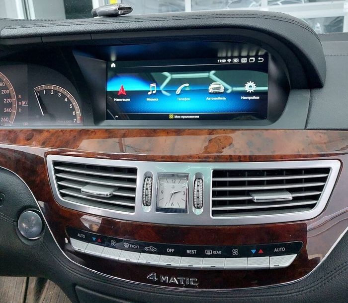 Магнитола для Mercedes-Benz S-класс W221 2005-2009, CL C216 (NTG 3.0) - RDL-8250 монитор 10.25" на Android 13, 8Гб+128Гб, CarPlay, 4G SIM-слот