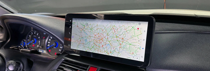 Магнитола для Honda Crosstour - Kuberg монитор 12.3" в стиле MERCEDES на Android 13, Быстрая, CarPlay, 4G SIM-слот
