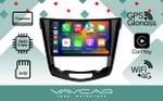 Магнитола для Nissan X-Trail T32, Qashqai J11 2014-2022 (климат, рамка большая) - Vaycar VA51-0665 на Android 13, Быстрая, 4G SIM-слот