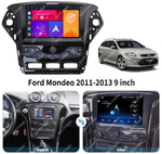 Магнитола для Ford Mondeo 4 2010-2014 - Kuberg SF-9281-2 QLed, Android 12, TS10,  CarPlay, 4G SIM-слот, блок климата в комплекте