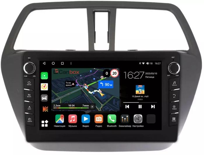 Магнитола для Suzuki SX4 2 2013-2021 - Canbox 9217 Android 10, Быстрая, CarPlay, 4G SIM-слот