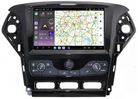 Магнитола для Ford Mondeo 4 2010-2014 - Kuberg SF-9281-2 (рамка 9") QLed+2K, Android 13, TS20, CarPlay, 4G SIM-слот