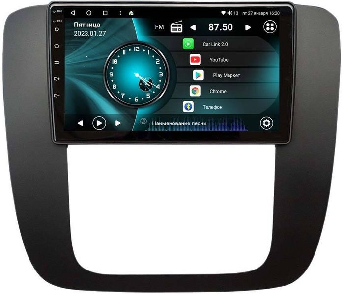 Магнитола для Tahoe 2006-2014 - Vaycar VA10-1174 (черная рамка) на Android 13, Быстрая, 4G SIM-слот
