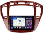 Магнитола для Toyota Highlander 1 XU20 / Kluger / 2000-2007 - FarCar S400-TS18 монитор 9.5" QLED на Android 14, CarPlay, 4G SIM-слот