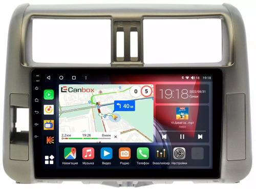 Магнитола для Toyota Land Cruiser Prado 150 2009-2013 - Canbox 9006/9005 Qled, Android 10, Быстрая, SIM-слот