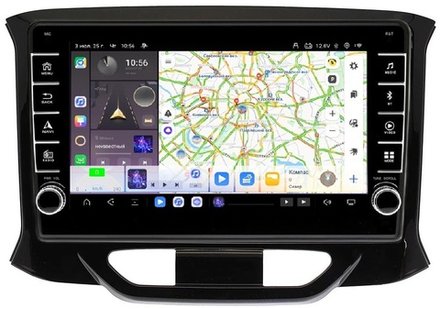 Магнитола для Lada Xray 2016+ - Kuberg OL-9064 (кнопки и крутилки) Android 13, TS20, 6+128Гб, CarPlay, 4G SIM-слот