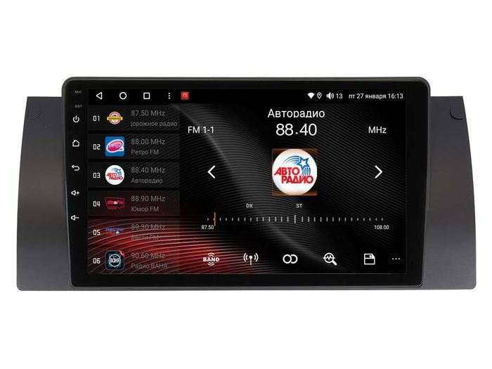 Магнитола для BMW X5 (E53) 2000-2007, 5 (E39) 1996-2003 - Vaycar VA07-0707 на Android 13, 8-ядер, 2Гб-32Гб, 4G SIM-слот