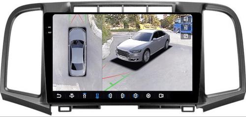 Магнитола для Toyota Venza GV10 2008-2016 (JBL или штатная КЗВ) - FarCar BX9-360-9529H монитор 9.5" 2K QLED на Android 13, 6Гб+128Гб, CarPlay, 4G SIM-слот, 4 камеры в комплекте