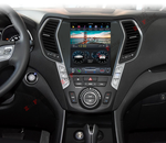 Магнитола для Hyundai Santa Fe 3 DM 2012-2018 (климат на ШГУ) - Kuberg ZF-1157-Q6 вертикальный экран 10.4" в стиле "Тесла" на Android 11, 8/128Гб, CarPlay, 4G SIM-слот