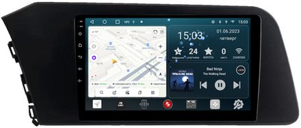Магнитола для Hyundai Elantra 2021+ - Redpower 294 Android 10, ТОП процессор, 6Гб+128Гб, CarPlay, SIM-слот