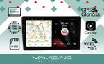Магнитола для Opel Astra H, Antara, Corsa, Vectra, Zafira B вниз (черна) - Vaycar VA55-0019 на Android 13, Быстрая, 4G SIM-слот