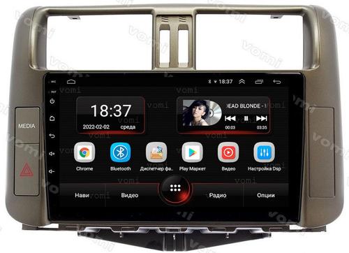Магнитола для Toyota Land Cruiser Prado 150 2009-2013 (с круговым обзором) - AK593R9-MTK Android 10, 8-ядер, 2Гб-32Гб