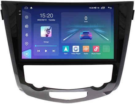 Магнитола для Nissan X-Trail T32, Qashqai J11 2014-2022 - Parafar PF988LUX2U2K на Android 13, QLED+2K, ТОП процессор, 8Гб+128Гб, CarPlay, 4G SIM-слот