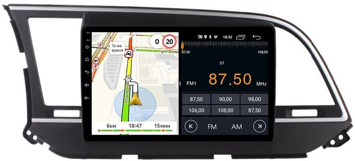 Магнитола для Hyundai Elantra 2016-2018 - Parafar PF581FHD на Android 13, CarPlay, 4G SIM-слот