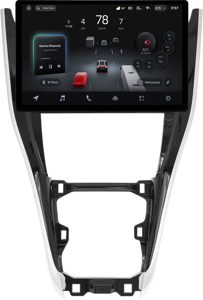 Магнитола для Toyota Harrier 3 XU60 2013-2017 (большая рамка) - Teyes CC4-PRO монитор 13" 2K QLED на Android 13, Быстрейшая, Snapdragon 778G, ИИ, CarPlay, DSP, 4G SIM-слот