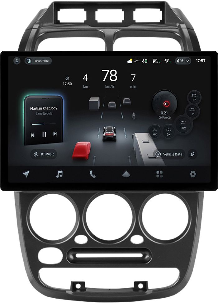Магнитола для Hyundai Accent 2000-2011 (рамка 3 кнопки) - Teyes CC4-PRO монитор 13" 2K QLED на Android 13, Быстрейшая, Snapdragon 778G, ИИ, CarPlay, DSP, 4G SIM-слот