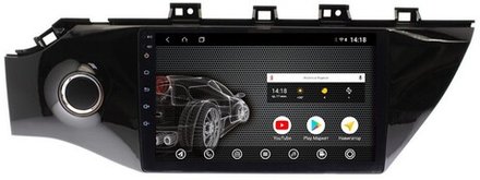 Магнитола для KIA Rio 4, Rio X-Line 2017-2020 (рамка под 9" с кнопкой) - AK394R9-MTK Android 10, 8-ядер, 2Гб-32Гб