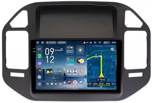 Магнитола для Mitsubishi Pajero 3, Montero 3 1999-2006 (рамка черная) - Teyes CC4-PRO монитор 9.5" 2K QLED на Android 13, Snapdragon 778G, ИИ, CarPlay, DSP, 4G SIM-слот