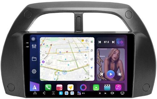 Магнитола для Toyota RAV4 2 2000-2003 - FarCar S500-TS20 монитор 9.5" 2K QLED на Android 14, Быстрейшая, CarPlay, 4G SIM-слот