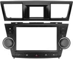 Магнитола для Toyota Highlander 2 XU40 2007-2013 (рамка с крутилками и кнопками) - Teyes CC4 монитор 9.2" 2K QLED на Android 14, Быстрейшая, Snapdragon 680, DSP, CarPlay, 4G SIM-слот