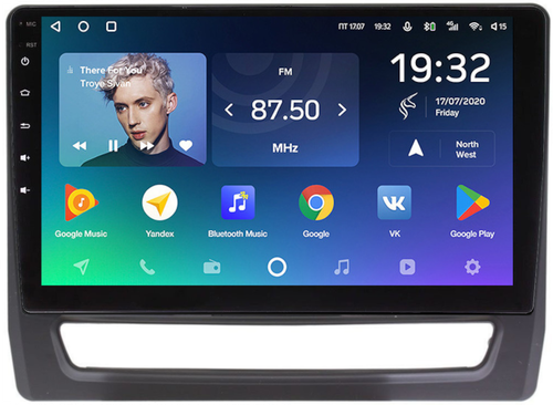Магнитола для Mitsubishi ASX 2020+ (ШГУ 8", рамка тип 1) - Teyes CC2 PLUS монитор 10" QLED на Android 10, ТОП процессор, 4Гб+64Гб, 4G SIM-слот