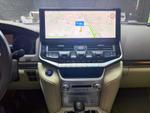 Магнитола для Toyota Land Cruiser 200 2015-2021 (без JBL) - Kuberg ZH-T1603 монитор 16.3"! на Android 12, Быстрая, 4G SIM-слот, блок климата и беспроводная зарядка