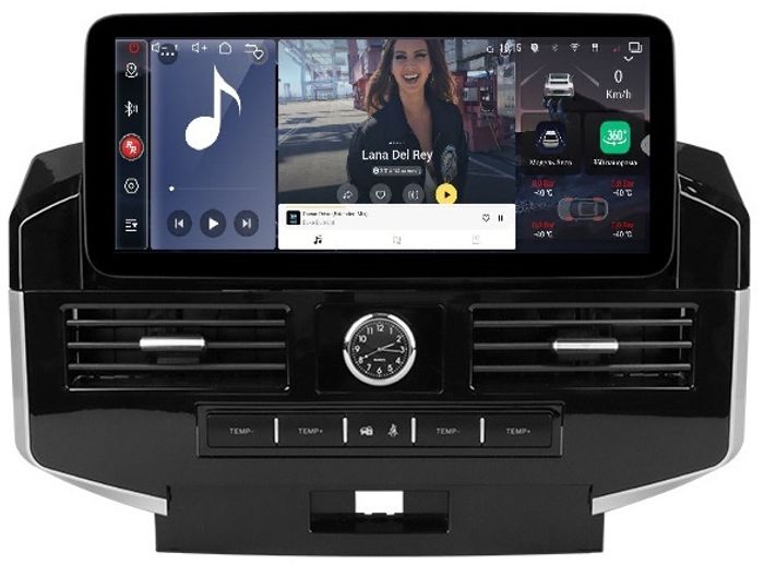 Магнитола для Toyota Land Cruiser 200 2007-2015 (климат на ШГУ) - Redpower 85202XLM/203/204 монитор 12.3" QLED в стиле Audi, Android 14, Быстрейшая, CarPlay, 4G SIM-слот