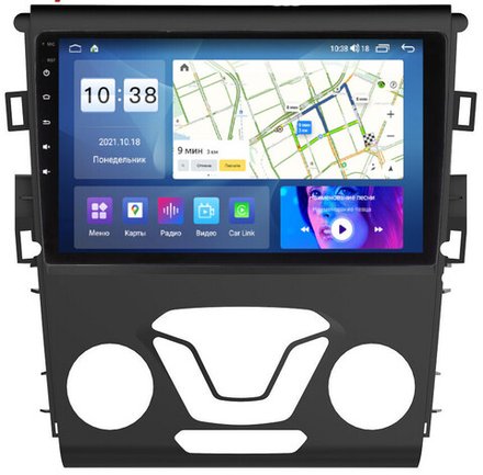 Магнитола для Ford Mondeo 5 2015-2018 - Parafar PF966LUX2UHD на Android 13, QLED, ТОП процессор, 8Гб+128Гб, CarPlay, 4G SIM-слот