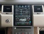 Магнитола для Range Rover Sport 2009-2012 (поддержка штатного меню DENSO) - Kuberg NH-R1004-1 ("Тесла-Стиль") Android 11, Быстрая, CarPlay, SIM-слот
