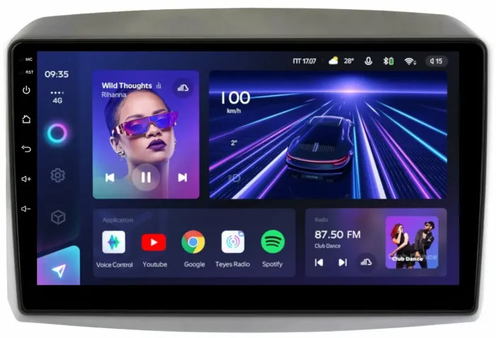 Магнитола для KIA Sorento Prime UM 2015-2020 (рамка-накладка) - Teyes CC3L на Android 10, 8-ядер, CarPlay, 4G SIM-слот