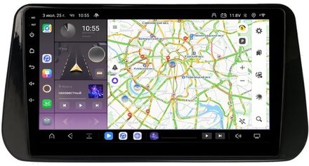 Магнитола для Hyundai Santa Fe 2020+ - Kuberg EW-1704 QLed, Android 13, TS20, CarPlay, SIM-слот